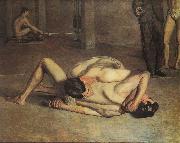 The Wrestlers Thomas Eakins